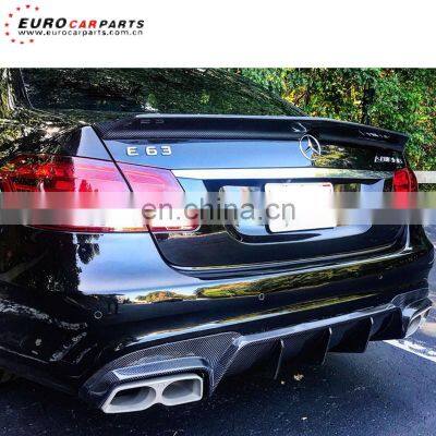 E-CLASS W212 E63 / E63S B Style Carbon Fiber Material Rear Diffuser Car Parts for E Class W213 REAR LIP Diffuser
