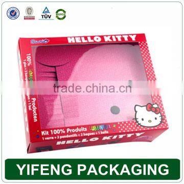 Custom Cardboard Cute Folding Baby Shoe Box Packaging/Folding Pvc Window Corrugated Box photo-6
