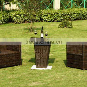 Outdoor Synthetic Rattan Peacock Dining Table and Chair DW-GT13