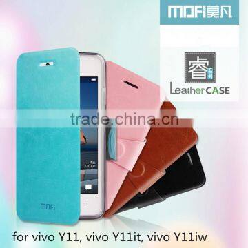 MOFi RUI Series Simple Design Flip PU Leather Mobile Phone Cover Case for vivo Y11, vivo Y11it , vivo Y11iw