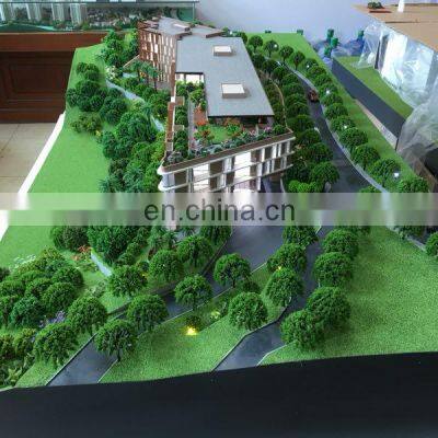 3d Miniature Plastic Scale Apartment Building Model