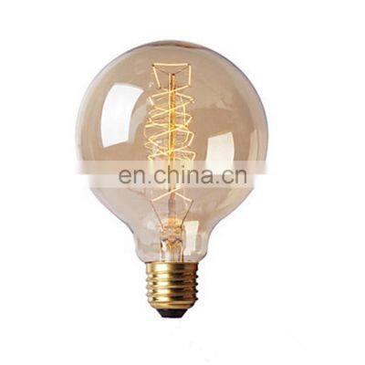 Sales Promotion Vintage Edison Bulb G80 E26 40W 28AK Spiral Dimmable Filament Lamp