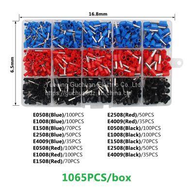 Cold-pressed Terminal European-style Needle Tube Copper Nose Wire Nose 1065 Pack photo-4