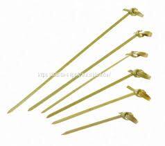 Bamboo knot cocktail picks looped knot appetizers skewers china knotted skewers
