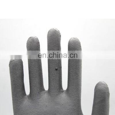Leve 5 Grey PU Coating HPPE Anti Cut Gloves photo-5
