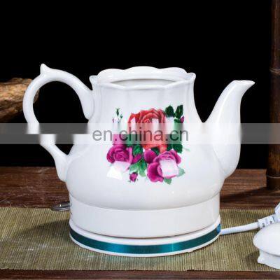Rose Veins 1.5L Ceramic Electrical Tea Kettle