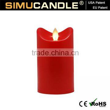 Flicker Moving LED Candle With Timer and USA, EU Patent