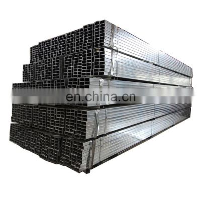 square tube 20x20 mm steel galvanized square hollow tube gi pipe for construction material