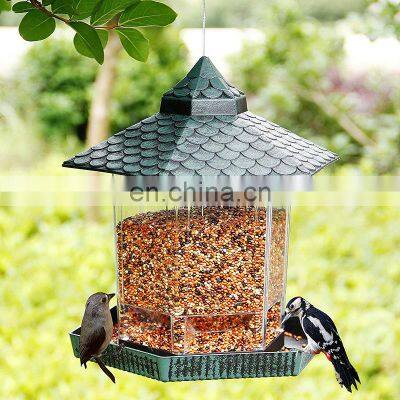 Cheap Price Manufacturer Direct Sale Mini Plastic Hanging Tree Face Window Bird Feeder