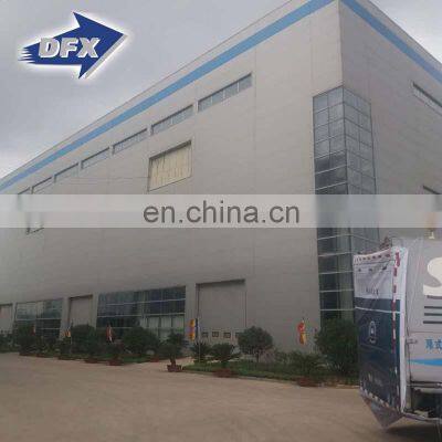 Qingdao low cost prefab H section steel structure processing factory workshop building