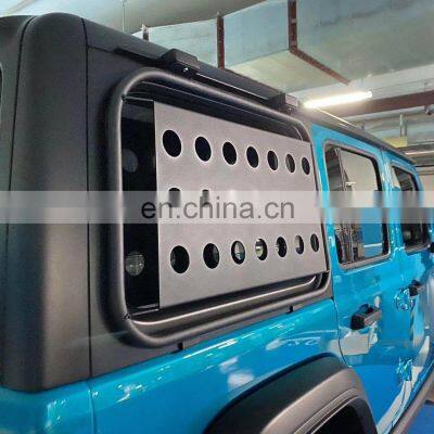 Aluminum Alloy Fence Brackets Side Window Armor Side Window Armor Protective Cover For Wrangler Jl
