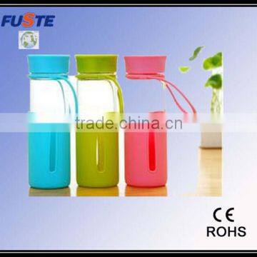 Colorful Silicone Rubber Water Bottle Sleeve