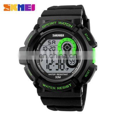 SKMEI 1222 Fashion Casual New Arrivals Sport Men Wristwatches 7 Colour LED Black Light Resistant Digital Watches