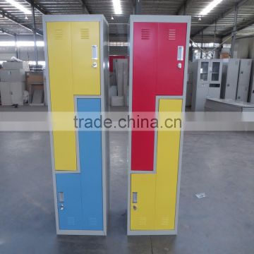 Factory Price Staff Changing Room Clothes Steel L Shape Locker