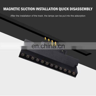 Nordic Dimmable Spot Light Magnetic Rail Installation 6W 10W 14W 18W 20W 25W 30W Cob Led Track Lamp photo-2