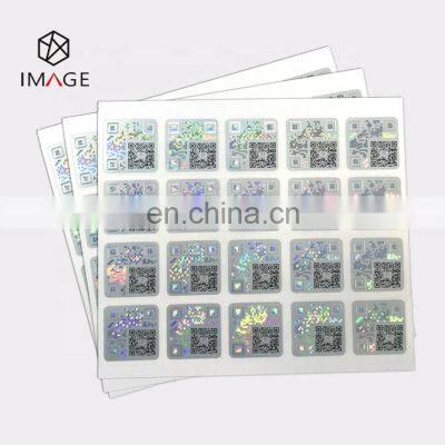 Customized 3d Hologram QR Code Anti Counterfeit Security Label for Product Authentication photo-5
