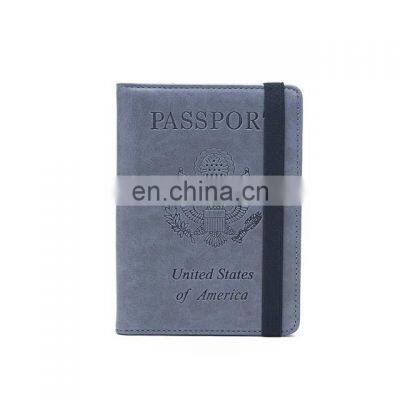 Travel Wallet Rfid Blocking Pu Leather Passport Holder