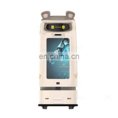 Smart robotic AES3 2022 Popular Deliver Waiters Robot and customized amy food delivery robot for Restaurant