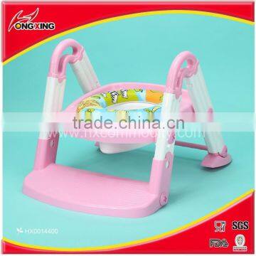 Eco-friendly plastic PP multifuction stair baby potty