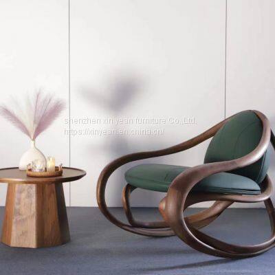 Move Rocking Chair A Rocking Armchair With Great Aesthetic Balance. photo-3