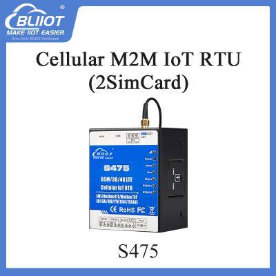 BLIIOT RTU S475 series which can be used as Modbus RTU slave/master at the same time, supports 320 IO tags