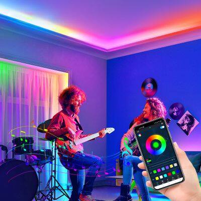 Factory Price Gaming Room Decoration Tv Backlight Light 5M 5v 5050 Waterproof Flexible Led Light Strip With Remote Control