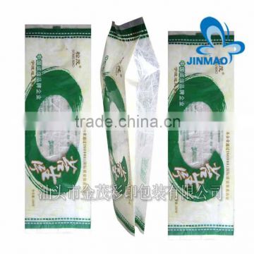 Aluminum foil plastic bag for tea side gusset bag