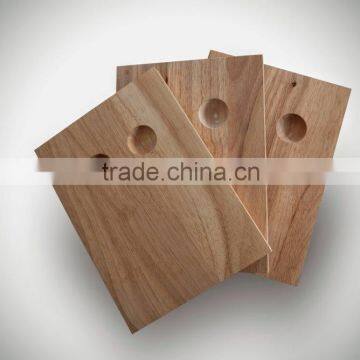 High quality best selling eco friendly Rectangular Natural Rubberwood Cutting Board from Viet Nam