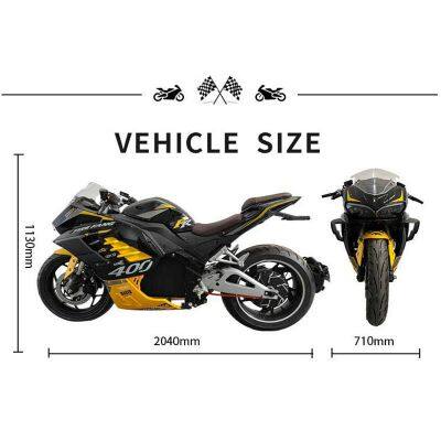 3000W Electric Motorcycle From Dezhou Kunmiao Locomotive 85kmph Huoya photo-3