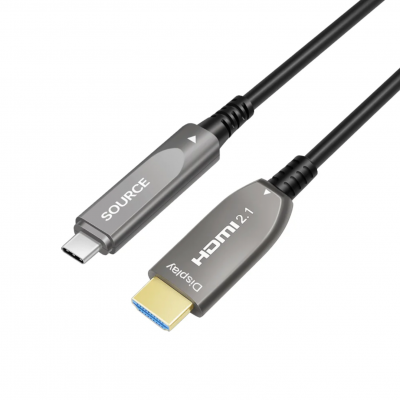 USB-C в HDMI Фактичный Оптический Кабель - AOC - 4K/60Гц - 15м
