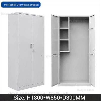 Durable Stainless Steel Cleaning Cabinet With Drying Rod and Secure Lock – Designed for Restaurants, Gyms, and Public Buildings photo-2