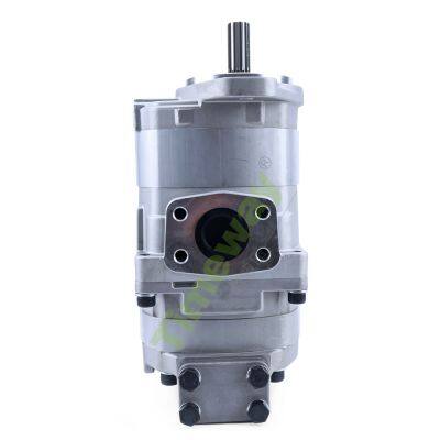Hydraulic Gear Pump 705-51-21040 Double Pump for Komatsu Grader GD500R Gear Pump 7055121040