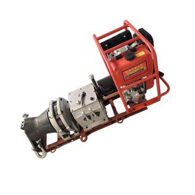 5 Ton Gasoline Capstan Winch - Portable Heavy Duty Pulling Machine for Power Line Construction
