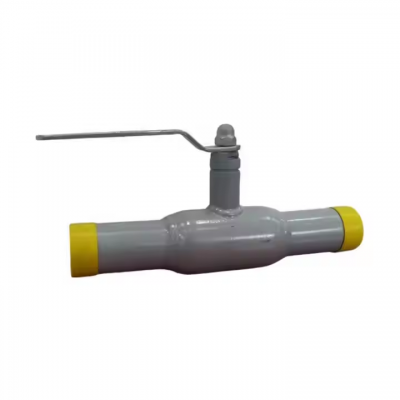 GOST Válvula de bola totalmente soldada, manija, turbina, válvula de acero al carbono para gas natural y vapor térmico