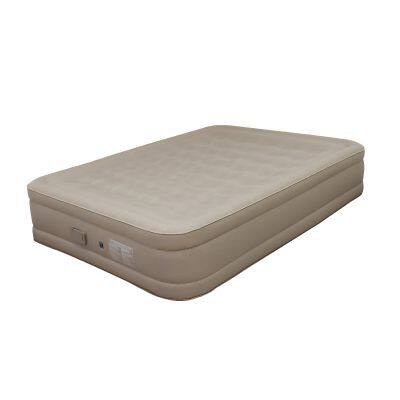 Outdoor Camping Inflatable Mattress for Floor Sleeping During Noon Break, Fully Fitting Fabric Bed, Double Size, Extra High photo-3