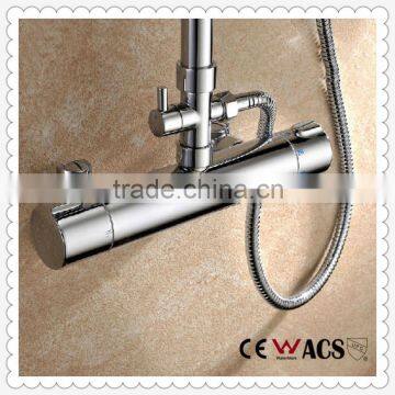 Thermostatic bathroom rainfall shower set