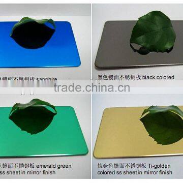 Hot Sale! Colored Stainless Steel Sheets For Decoration