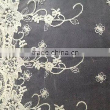 Lace Accessory Organdy Embroidery Full Lace Cotton Lace Fabric photo-3