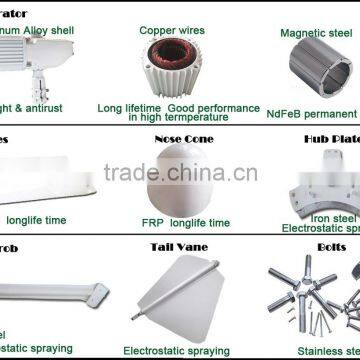 2kw Horizontal Aixs Wind Turbine,permanent Magnet Generator,magnetic Motors for nd Magnets photo-6