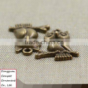 Wholesale Diy Jewelry Zinc Alloy Ancient Bronze 23*18mm Branches Owl Pendant photo-3