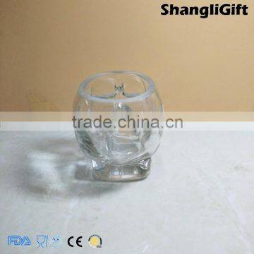 Special Candle Cup 160ml Skull Shaped Glass Candle Holder photo-4