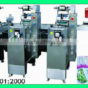 Multi-function 3-stage ice cream bar automatic packing machine