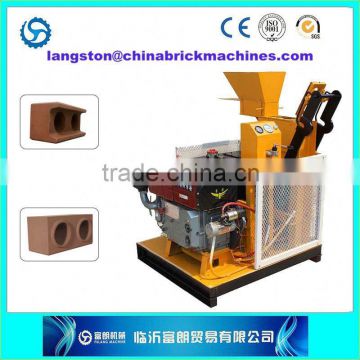 FL1-25 semi-automatic hydraulic interlocking manual brick making machine/compressed earth building