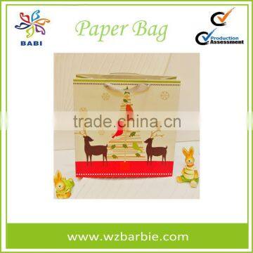 Customized Recyclable Christmas Gift Paper Bag With Logo Printed photo-2