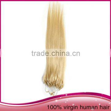 Wholesale Colorful Micro Ring Loop Hair Extension Bead India Virgin Human Hair Weave Extension photo-5