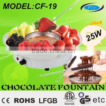 mini chocolate fountain [CF-19B] CE GS ROHS