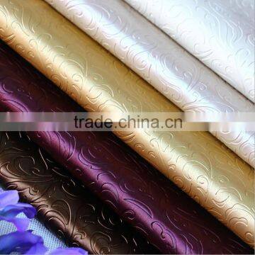 PVC Artificial Leather With Embossed Pattern for Upholstery and Decoration photo-2