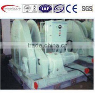 electric mooring winch and hydraulic type