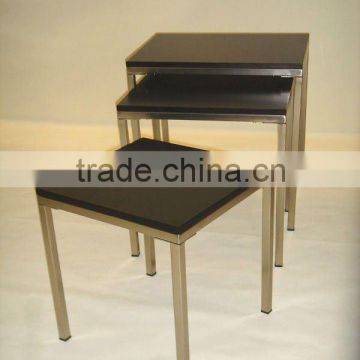 Nesting Table/ Wooden Brown Nesting Table