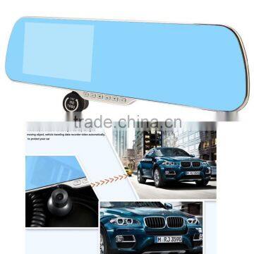 5 Inch Blue Touch Screen Parking Display Car Full Hd Dash Cam Car Camera DVR Car Video Recorder With Gps + Wifi + Speaker photo-2
